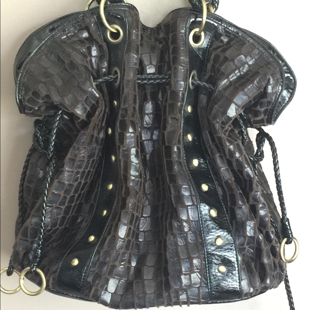 Snake skin print- Hobo Bag